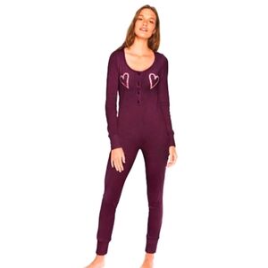 Victoria's secret pink Christmas onesie